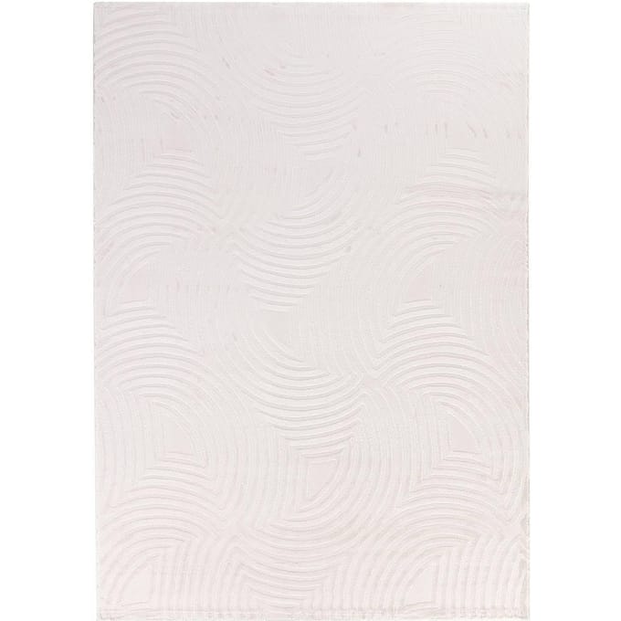 Vloerkleed Sahara 3D Japandi Stijl 240 x 340 cm Creme
