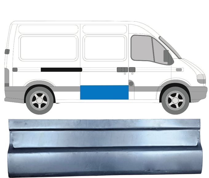 Interne reparatie achterste deuren voor Renault Master 1998-2010 / Rechts
