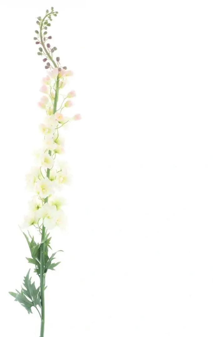 Kunstbloem Giant Delphinium Linus Cream/Pink - 137 cm