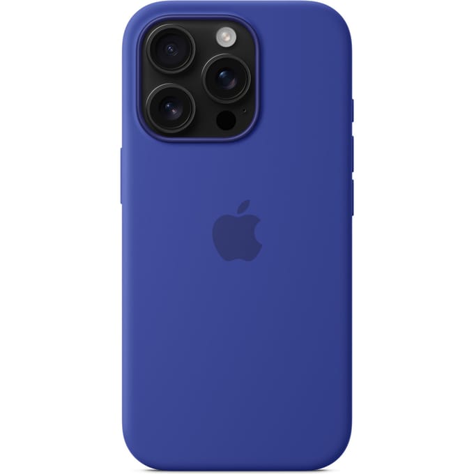 Apple Silicone Backcover MagSafe voor de Apple iPhone 16 Pro - Ultramarine