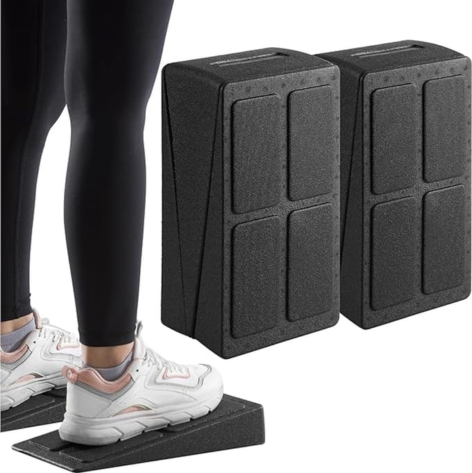 Famanu - Set 2 quat wedges – Van PPE schuim – 31 x 16 cm – Voor squats en stretching