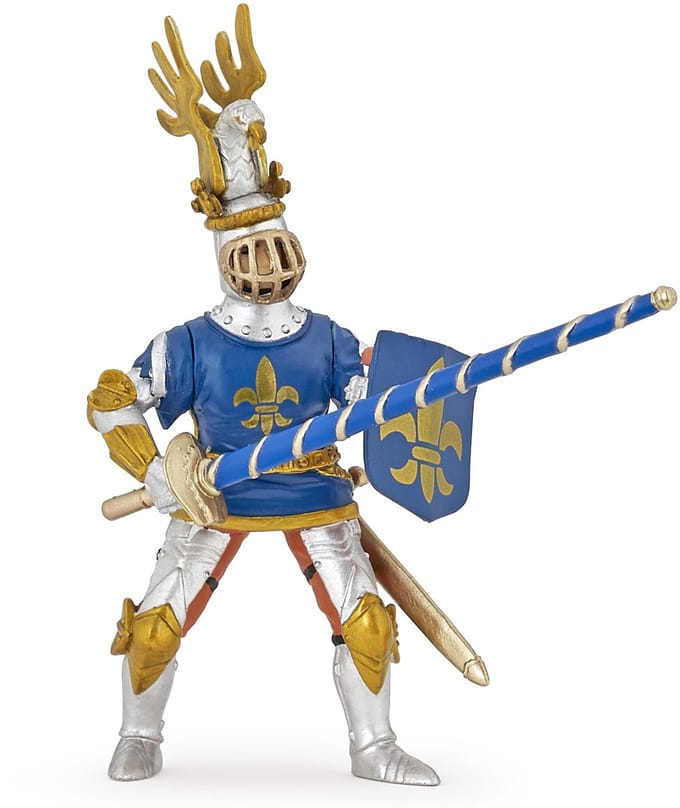 Papo History Blauwe Ridder Fleur-de-Lys 39788