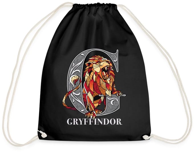 Harry Potter Gryffindor Coat of Arms Monochrome Gymtas