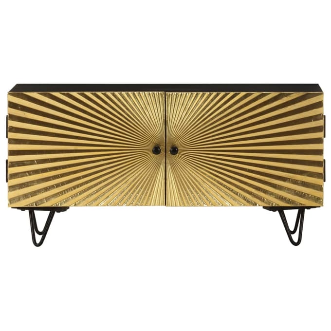 vidaXL - Tv-meubel - 90x30x45 - cm - massief - mangohout