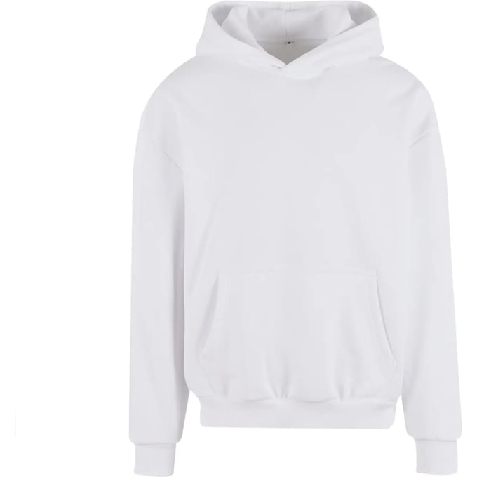 Build Your Brand - Ultra Heavy Oversized Hoodie - White maat L