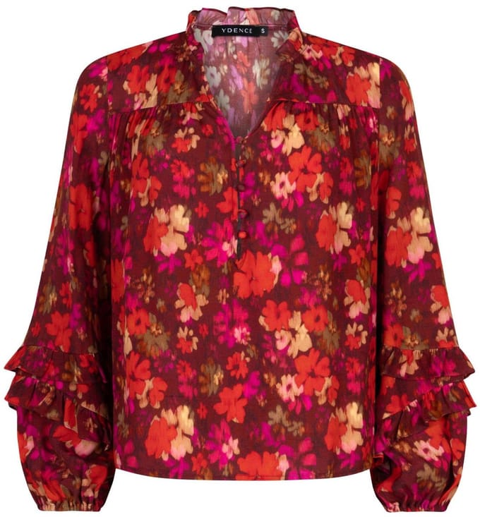 Ydence Blouse Ellie Dames - Jurken - Multi - Maat XS