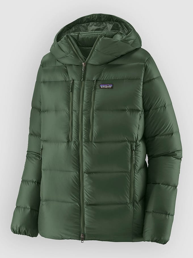 Patagonia Fitz Roy Down Hoody Jas groen