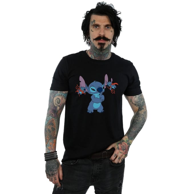Li-cense Disney heren lilo en stitch kleine duivels t-shirt