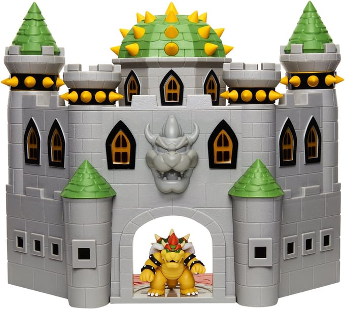 Jakks Super Mario 2.5 Inch Deluxe Playset Bowser's Castle