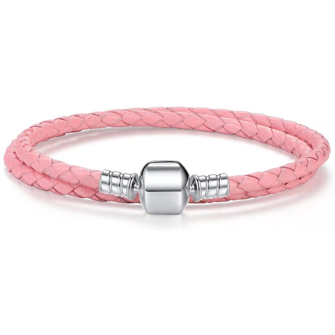 Modulaire Dubbele Pandora-stijl Armband S925 18cm white