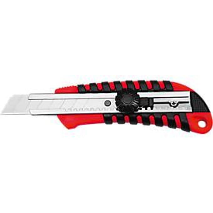 WEDO Profi-Cutter, blad: 18 mm, rood/zwart