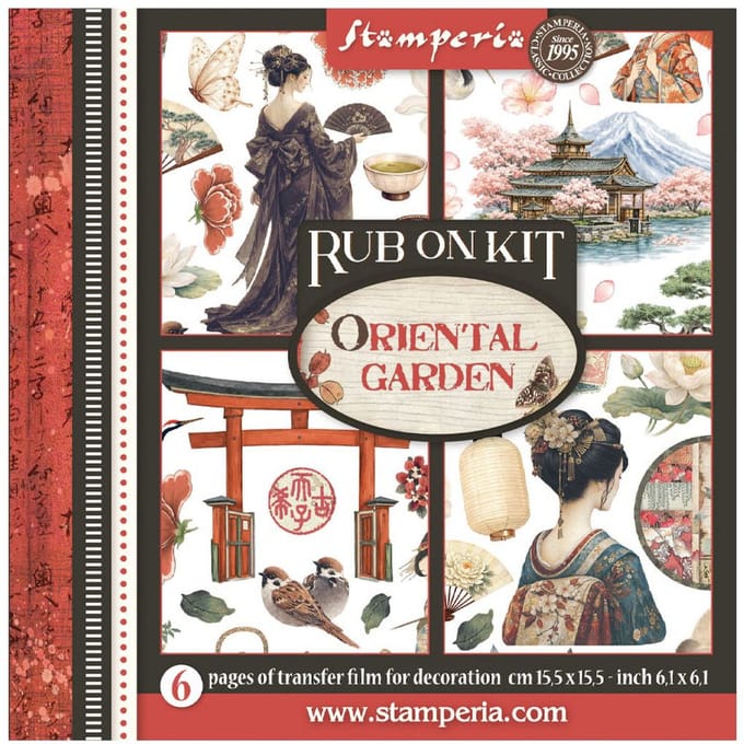 Stamperia Rub On assortiment "Oriental Garden"