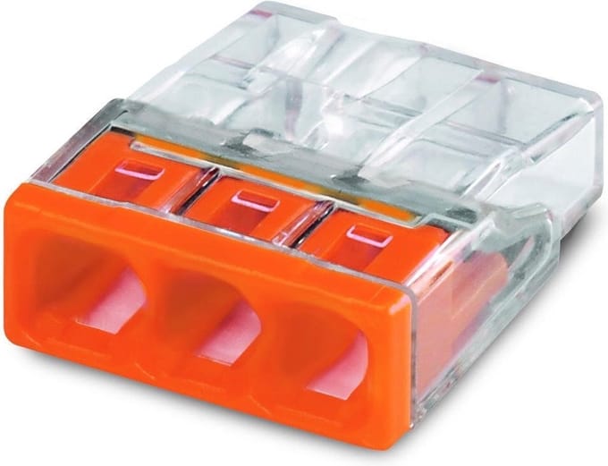 WAGO 3V lasklem mini 3x0.5-2.5 10 Stuks