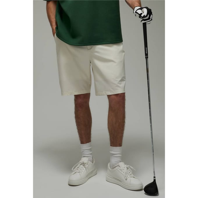 Actieve Losse Pasvorm 8,5 Inch Golfshort | Stone | Size Medium