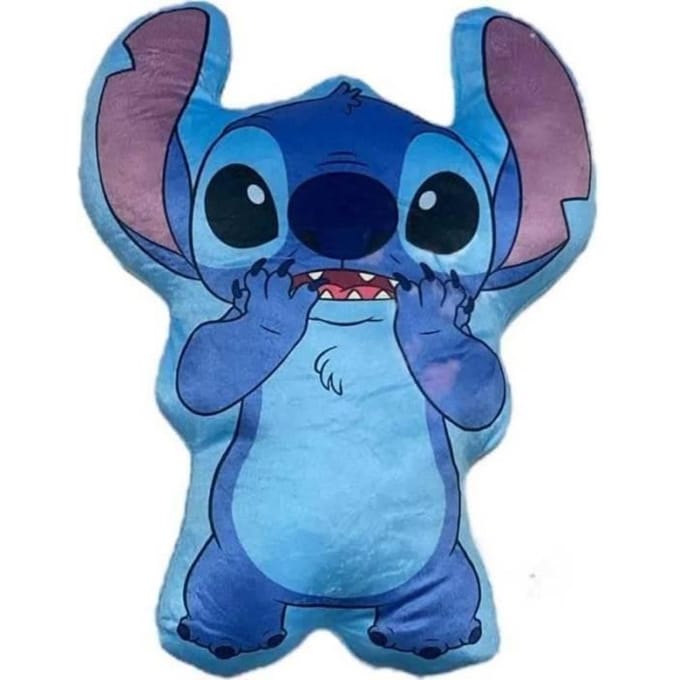 Disney Stitch Kussen – Lilo en Stitch gevormd Sierkussen –33 x 26 cm