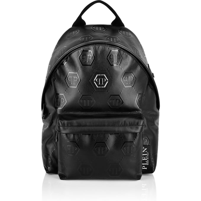 Nappa Backpack Embossed Monogram
