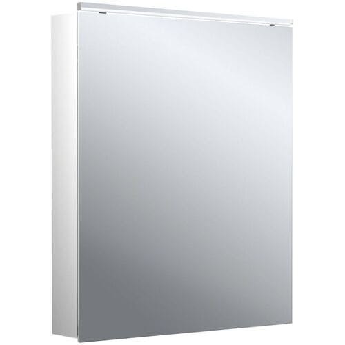 Emco flat 2 Classic LED light mirror cabinet 60 cm, with LED top light, 1 door 979706501