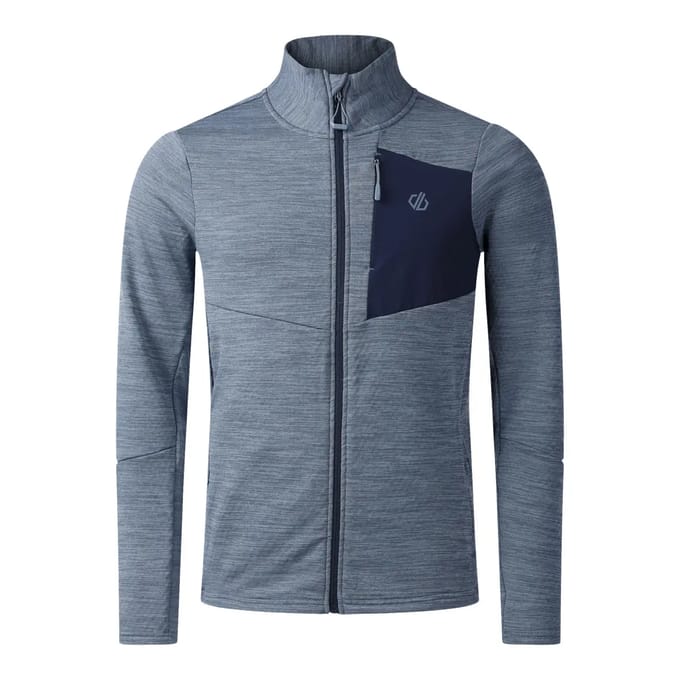 Dare2B Heren Venture Full Zip Stretch Midlayer