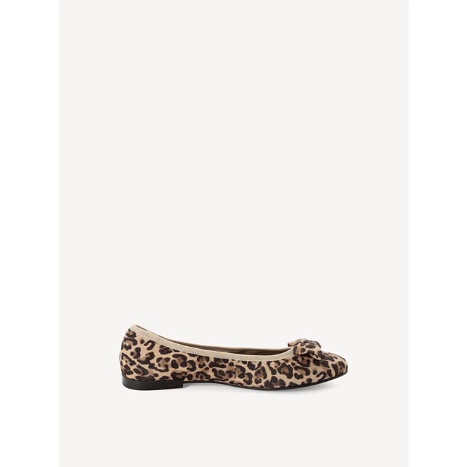 Tamaris Slingbacks bruin Panterprint Leer - Maat 37
