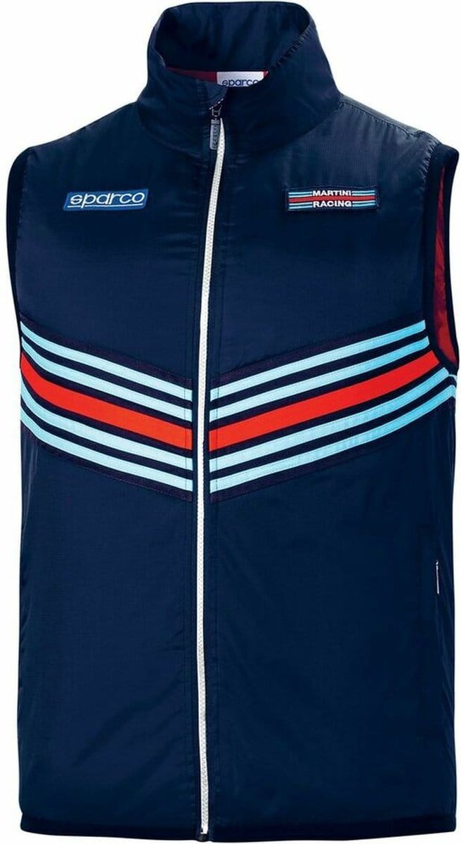 Sparco Martini Racing Bodywarmer - Marineblauw - Maat XL