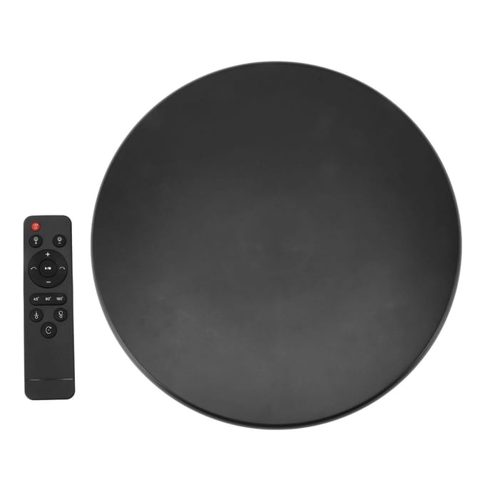 45cm Zwarte Display Draaitafel met Afstandsbediening 360 graden Elektrische Display Draaitafel Stand voor Fotografie EU Plug black
