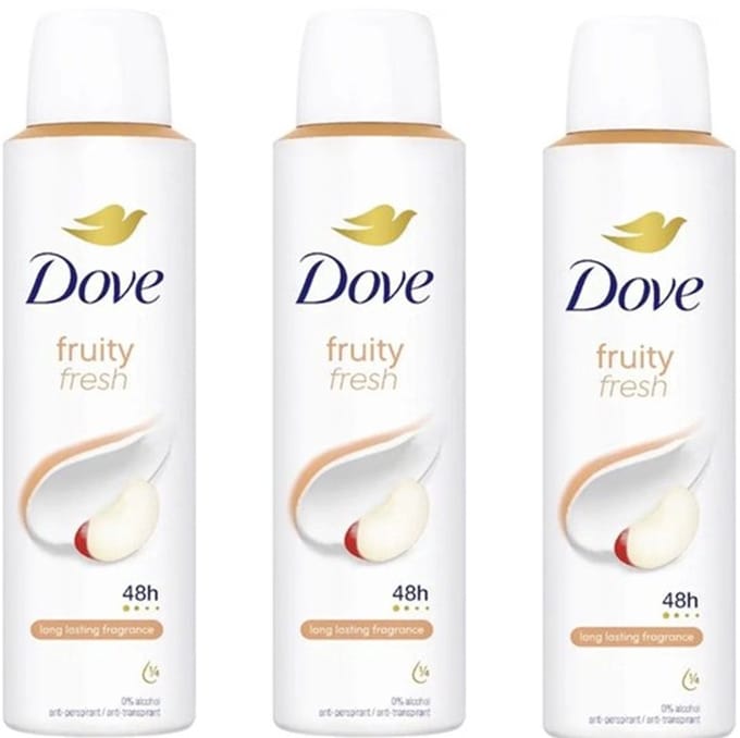 Dove Deo Spray Fruity Fresh - 3 x 150 ml