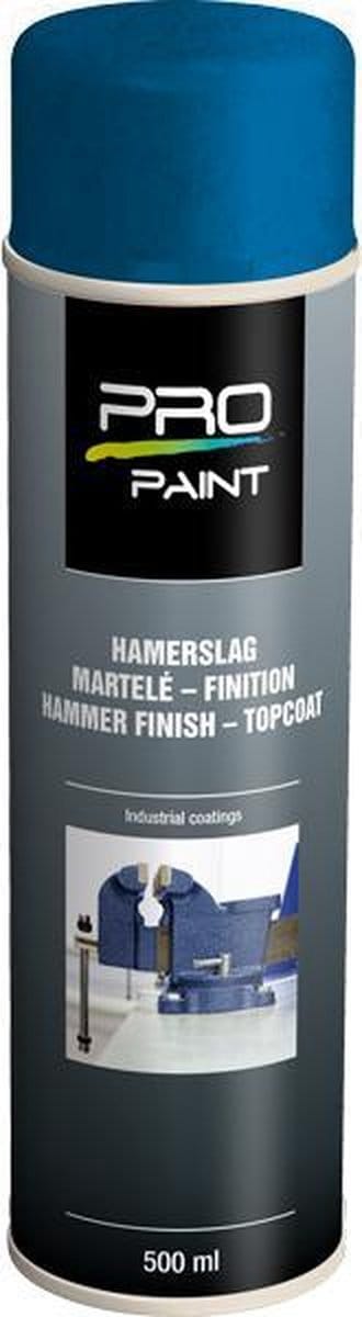 Industrielak (deklaag) met hamerslageffect blauw