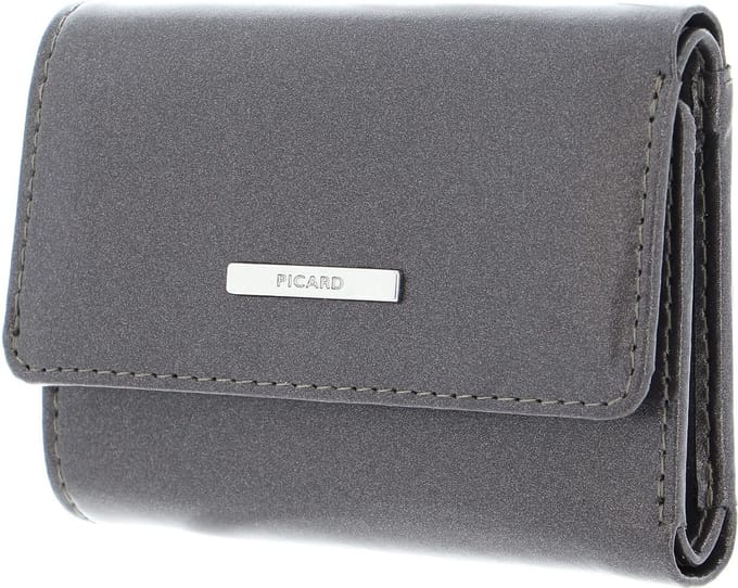 PICARD Leren Portemonnee Offenbach Wallet Oyster Grijs