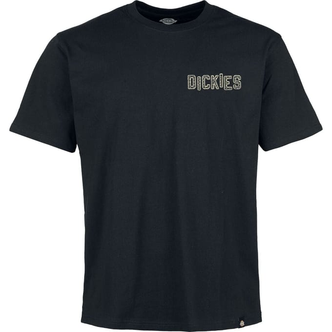 Dickies T-shirt - BRICKLANE TEE - S tot M - voor Mannen - zwart