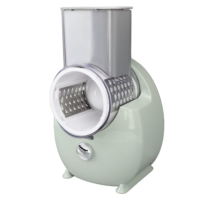 Broyeur de légumes électrique portable rechargeable multifonctionnel pour pommes de terre, radis et légumes blanc
