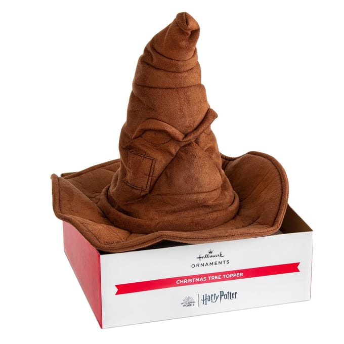 Hallmark Harry Potter Plush Christmas Tree Topper - Hogwarts Sorting Hat