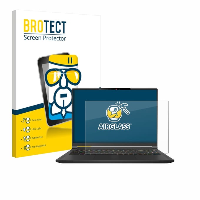 Screenprotector voor MSI Stealth A16 AI+ Beschermglas transparant