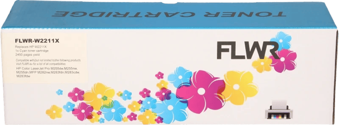 FLWR HP 207X cyaan (Compatible XXL)