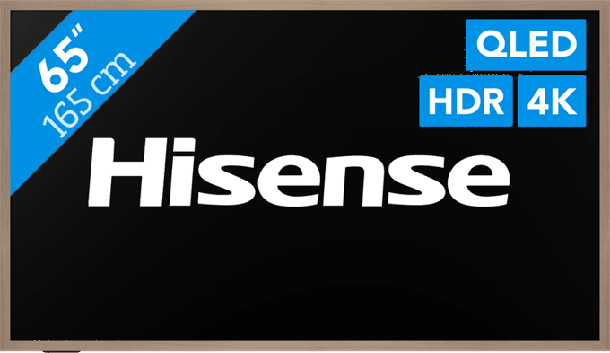 Hisense 65 Inch Hi-QLED Smart TV - Canvas TV 65S7S - 4K Ultra HD - 144Hz Gaming TV - Frame TV Design - Zwart - Dolby Vision IQ - HDMI 2.1 - AirPlay 2 - Art Gallery Modus