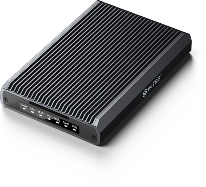 Switss® - RAID Dual-Bay M.2 SSD Behuizing voor 2 SSDs - NVMe & SATA - USB-C 20 Gbps