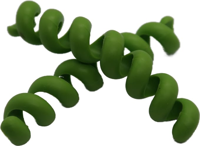 Kabelclip spiraal 2 stuks - Groen