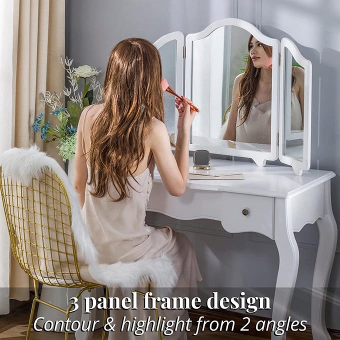 Luxe Make Up Spiegel – Make up Mirror – Kaptafel – Vrouwen Accessiores Cadeau