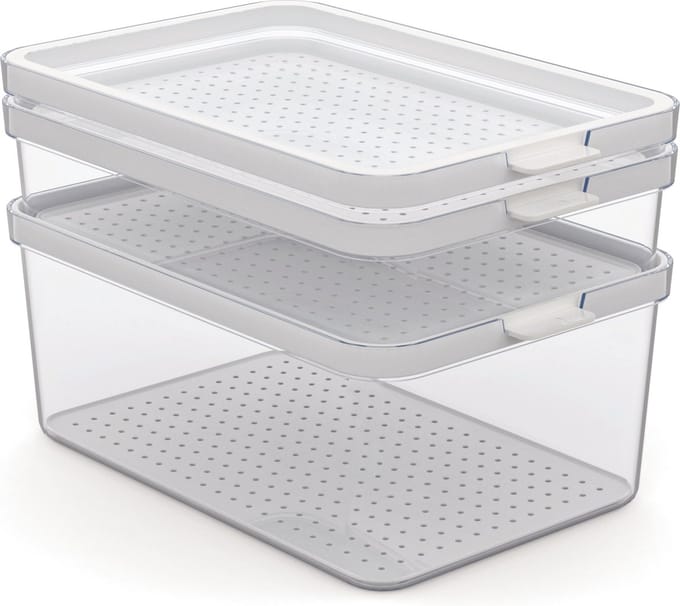 Rotho - Set koelkastorganizer 3 stuks CAUMA 1,3 l + 2,6 l + 4,65 l