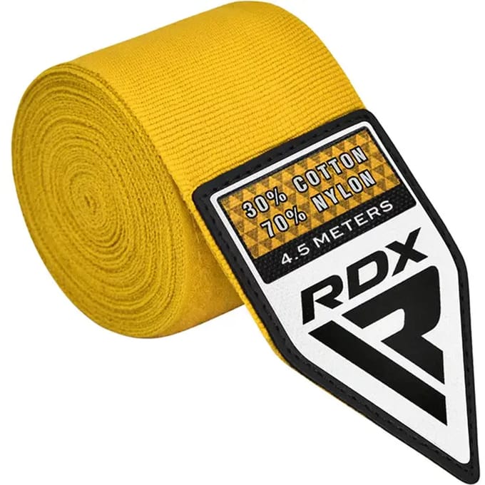 RDX WX PLUS - Professionele Boksbandages - Hand Wraps - Geel
