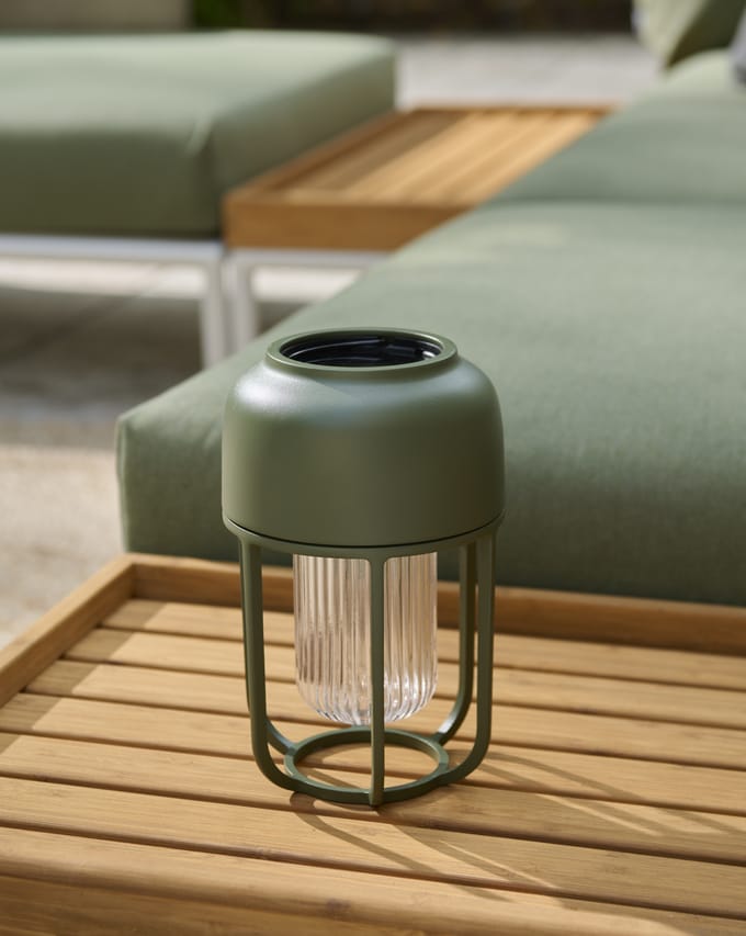 HOUE LIGHT No.1 oplaadbare lamp op zonne-energie - laurel green