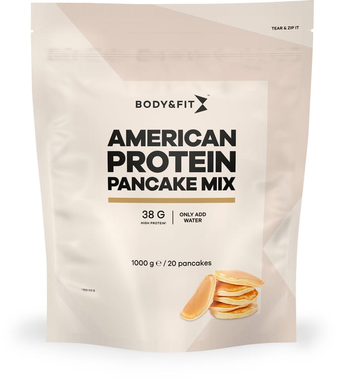 Body & Fit American Protein Pancake - Eiwitpannenkoeken / Pannenkoekenmix - 1000 gram