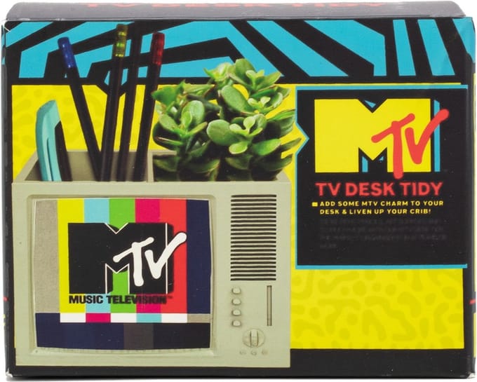 MTV: 3D Retro TV Desk Tidy Pen Pot