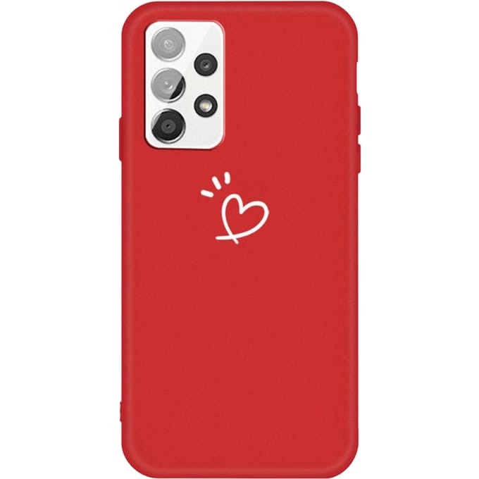 Mocaa Samsung Galaxy A52(s) Love Heart Case  Rood
