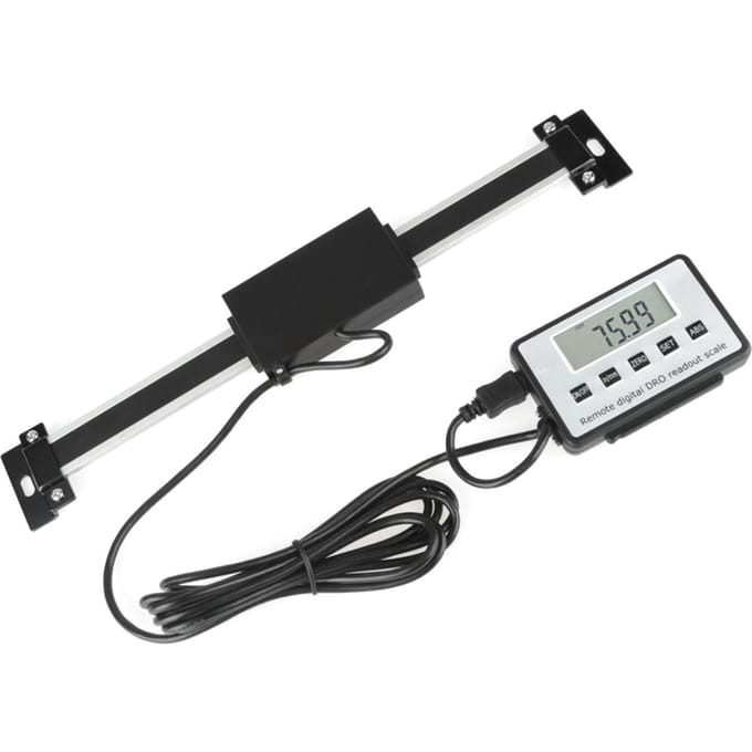 0150mm Échelle Numérique Précise à Affichage LCD pour Fraiseuses Tours black