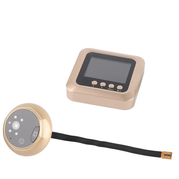 2.4 inch 1080P Intelligente Elektrische Deurbel TFT Digitale Deurspion Beveiligingscamera Viewer wit