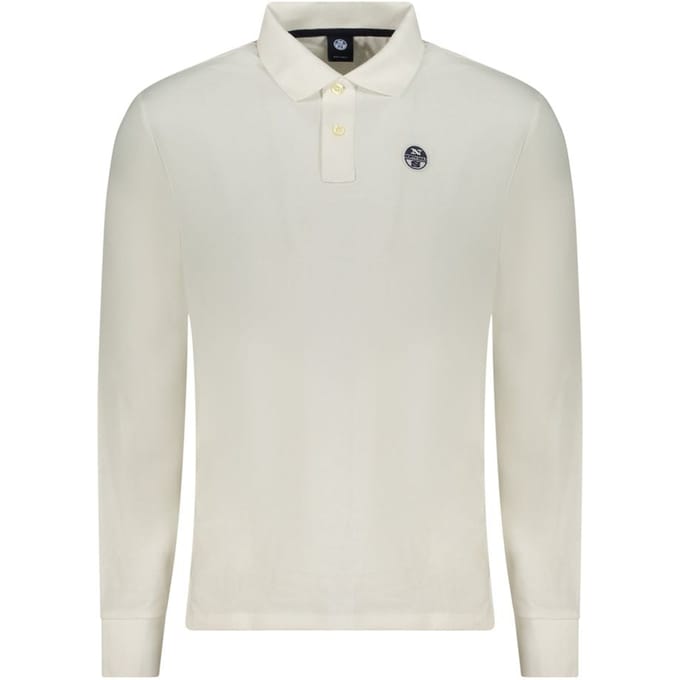 North Sails Witte Katoenen Polo Shirt voor Heren