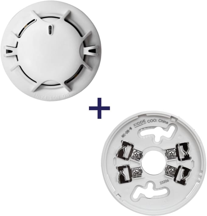 Aritech Kidde Optische Rook- en Hittemelder - Montagevoet - Sokkel - NC-DPM-W + NC-DB-W