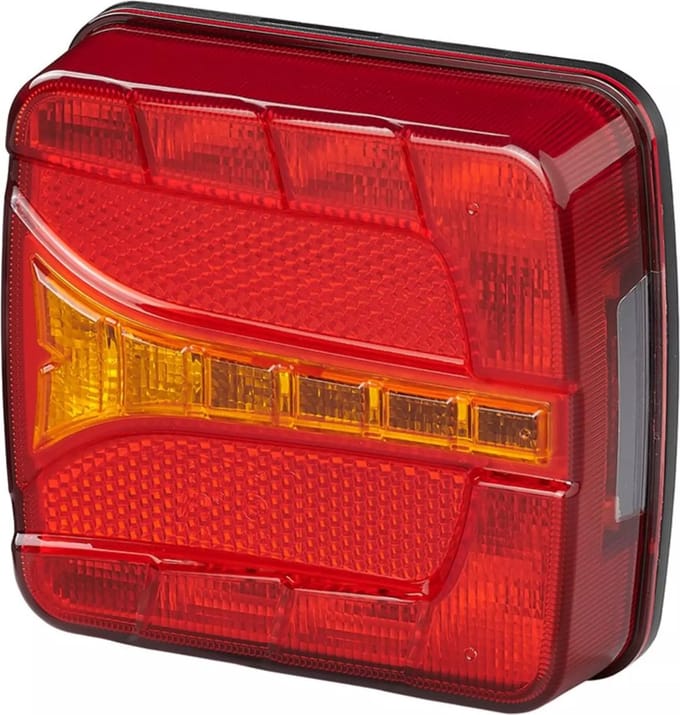 ProPlus LED achterlicht - 4 functies - E4-gekeurd - IP67 - 106 x 99 mm - links