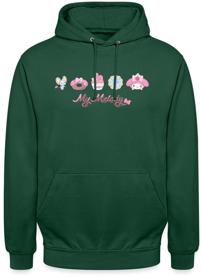 My Melody Met Flat En Gebakjes Hoodie Unisex