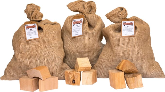Chunks Assortiment | Elzen, Beuken, Kersen | BBQ | Rookhout | Kadopakket
